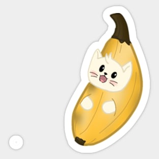 Banana cat Sticker